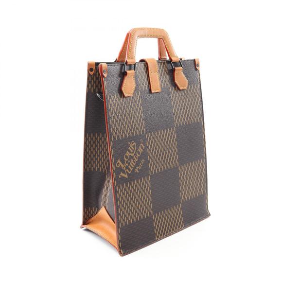 Louis Vuitton Ebene NIGO Tote Bag Brown Squared Monogram Giant LV Brown - Picture 1 of 7